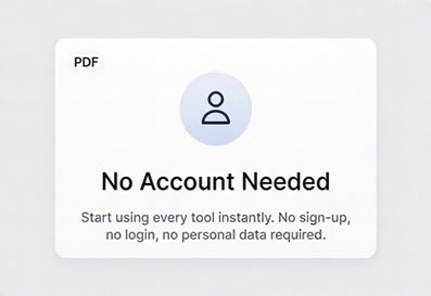 No account needed